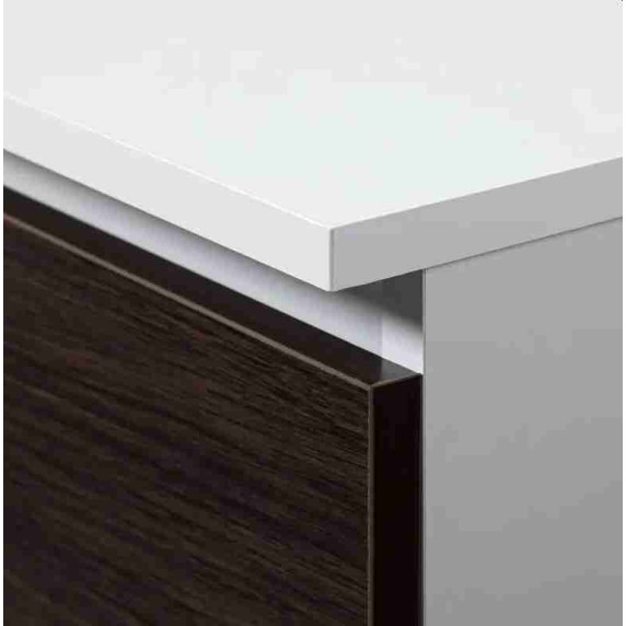 Dulap cu 1 sertar - AKORD R60 2D 1SZ CLP - alb/wenge