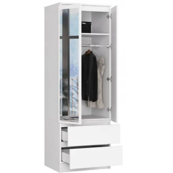 Dulap cu 2 sertare- STAR S60 - alb