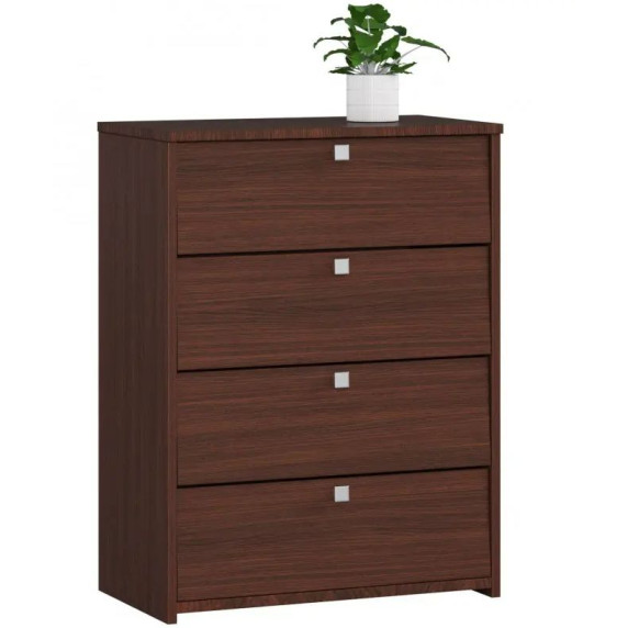 Dulap pantofi cu 4 compartimente - 60 x 80 x 33 cm - wenge