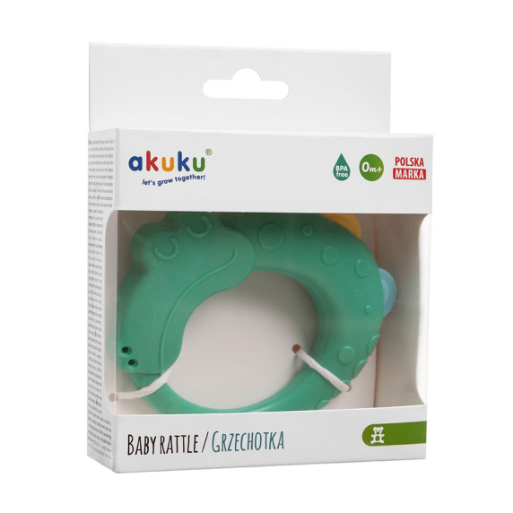 Jucărie bebe cu zornăitoare - AKUKU - Krokodil