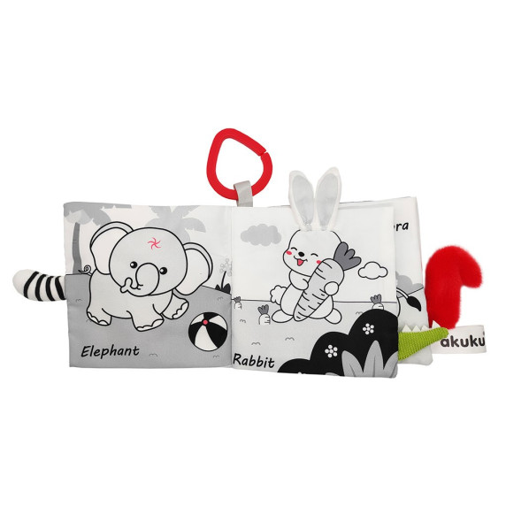 Carte senzorială pentru copii - animale - Akuku Animals