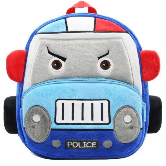 Rucsac pentru grădiniță din pluș - Police