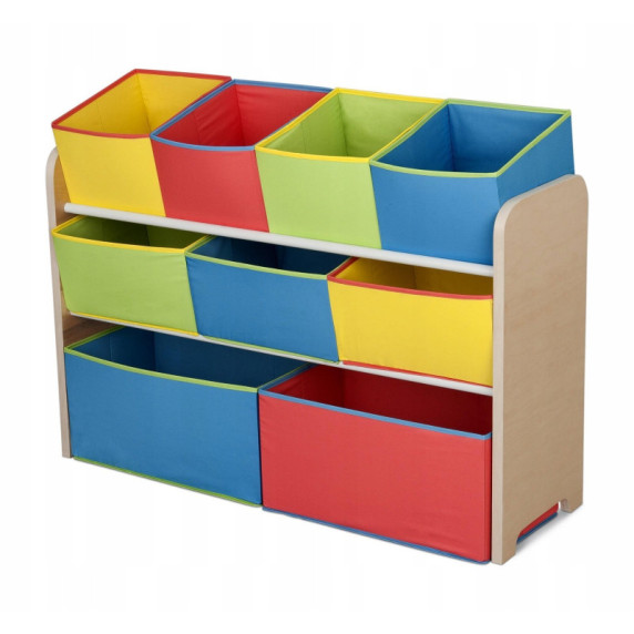 Raft pentru depozitare jucării - multicolor