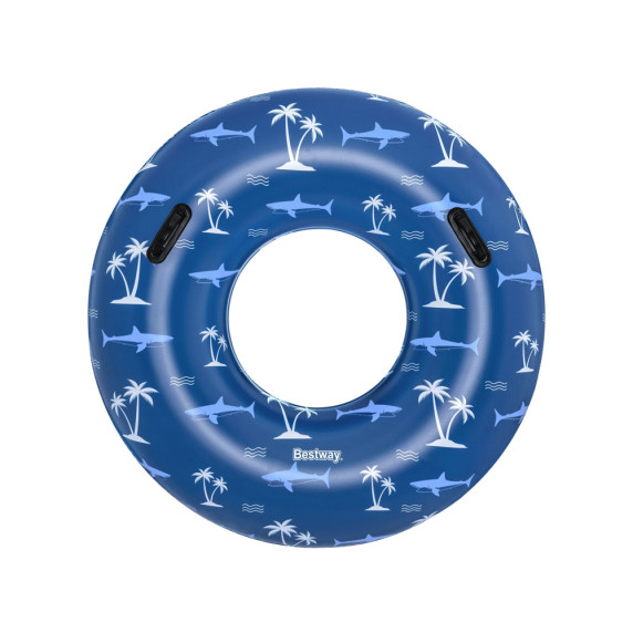 Colac gonflabil - 119 cm Bestway 36353 - albastru/ palmier