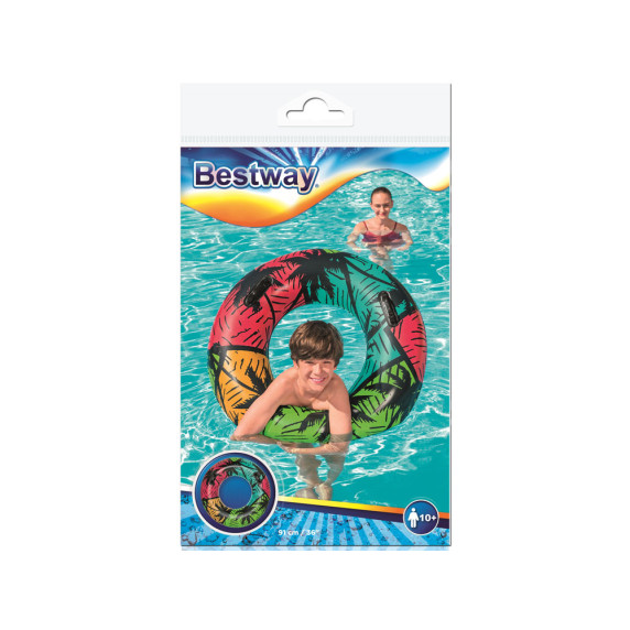 Colac gonflabil - 91 cm - palmier - Bestway 36350