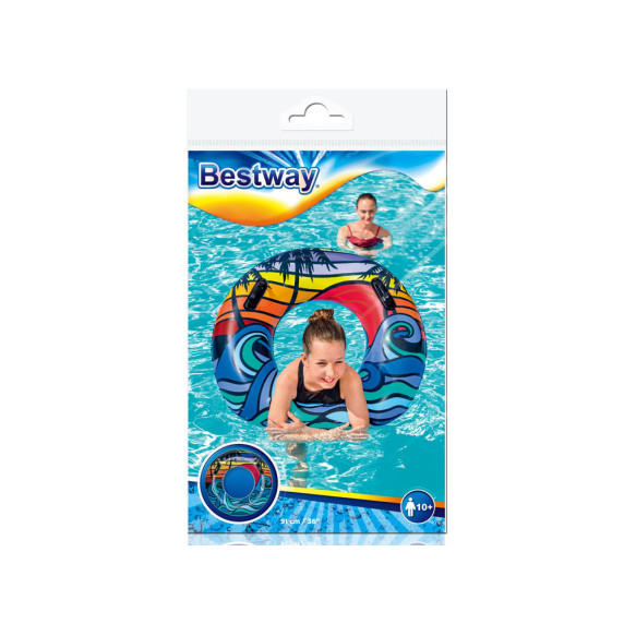 Colac gonflabil - 91 cm - valuri - Bestway 36350