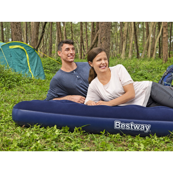 Saltea gonflabilă dublă - 203x152x22 cm  - BESTWAY 67003 - bleumarin