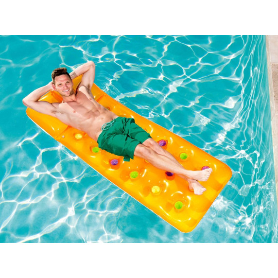 Saltea gonflabilă - 188x71cm BESTWAY 43014 - portocaliu