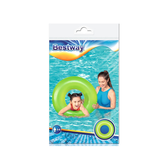 Colac gonflabil - 76 cm -  Green BESTWAY 36024 - verde