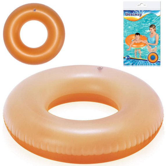 Colac gonflabil - 76 cm - Neon Orange  BESTWAY 36024 - portocaliu