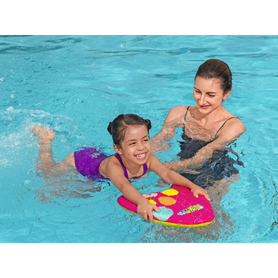 Plávacia doska pre deti 42 x 32 cm BESTWAY 32155 - ružová