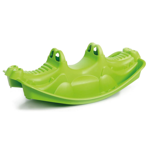 Műanyag gyerek hinta krokodil Inlea4Fun CROKODILE ROCKER - Zöld
