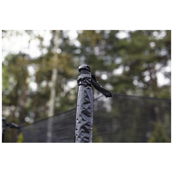 Trambulină 366 cm cu plasă de siguranță interioară - LEAN SPORT PRO 12 ft - negru/verde