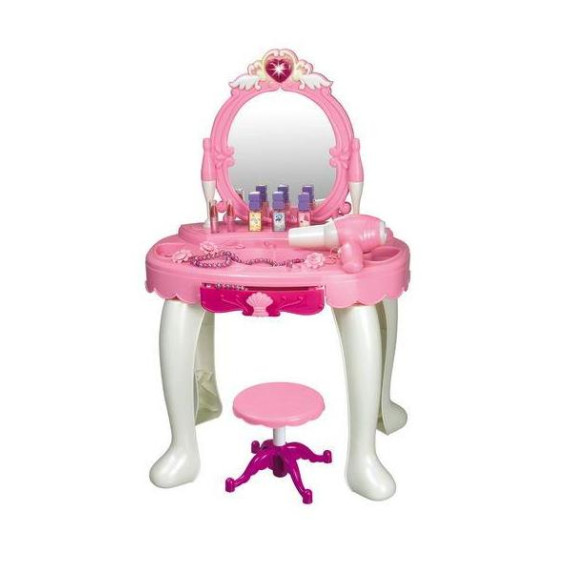 Gyermek fésülködő asztal, szépítkező asztal székkel BABY MIX Sandra