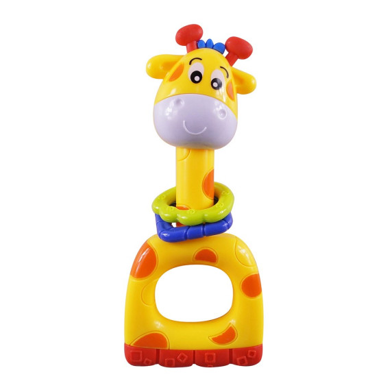 Jucărie bebe cu zornăitoare - Baby Mix - girafă