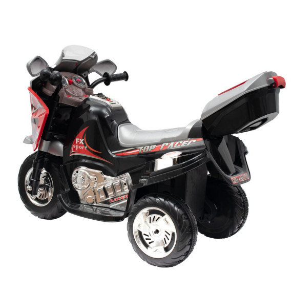 Detská elektrická motorka Baby Mix RACER - červeno-čierna