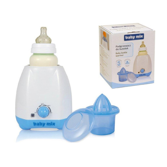Bébiétel és cumisüveg melegítő tartozékokkal BABY MIX - Kék
