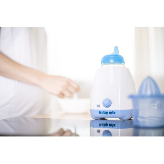 Bébiétel és cumisüveg melegítő tartozékokkal BABY MIX - Kék