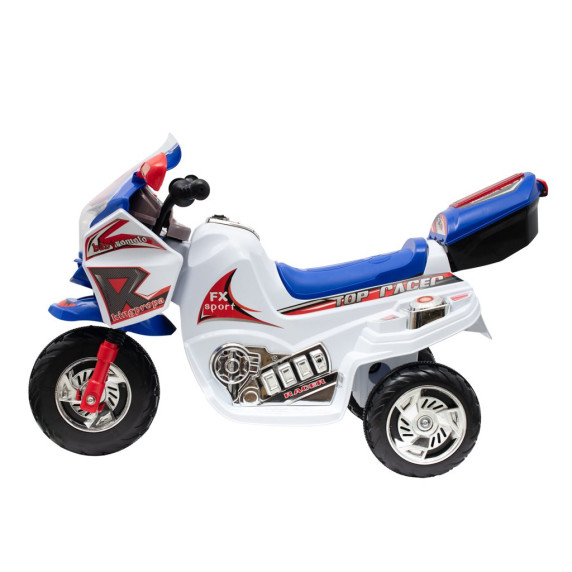 Tricicletă electrică Baby Mix RACER - alb/albastru