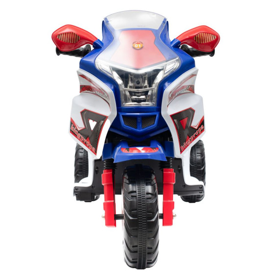 Tricicletă electrică Baby Mix RACER - alb/albastru