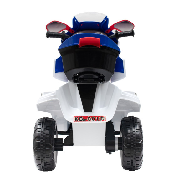 Tricicletă electrică Baby Mix RACER - alb/albastru