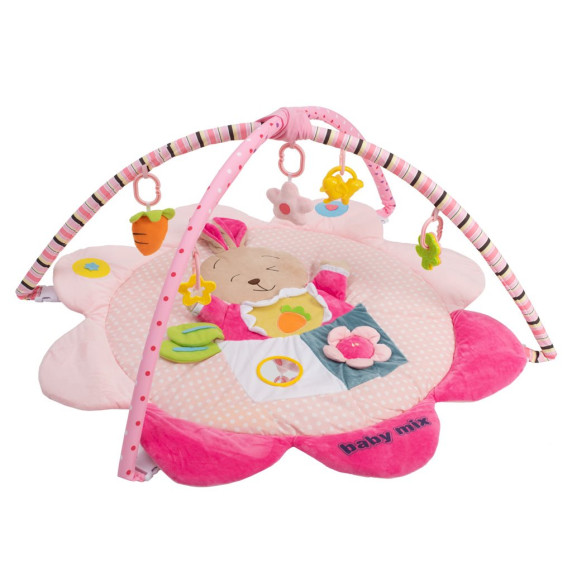 Covoraș de joacă bebe - BABY MIX - iepuraș