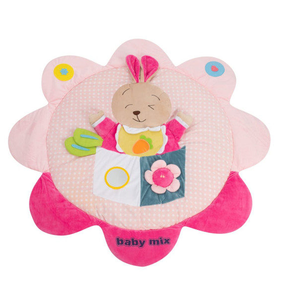 Covoraș de joacă bebe - BABY MIX - iepuraș