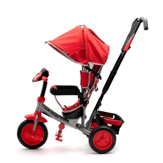 Tricicletă cu mâner - Baby Mix Lux Trike - albastru