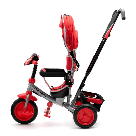 Tricicletă cu mâner - Baby Mix Lux Trike - albastru