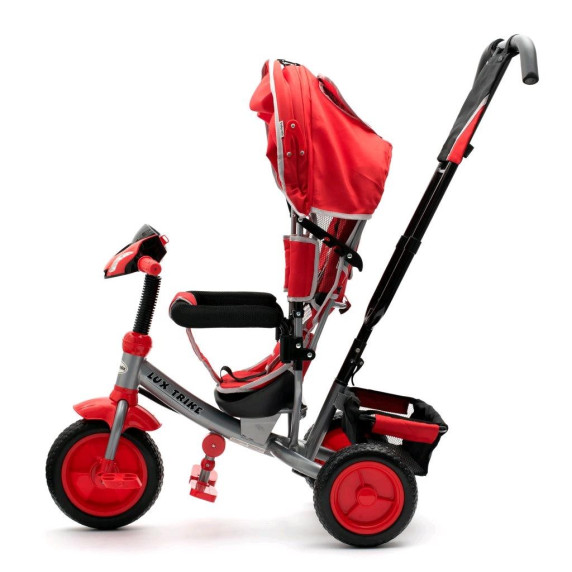 Tricicletă cu mâner - Baby Mix Lux Trike - albastru