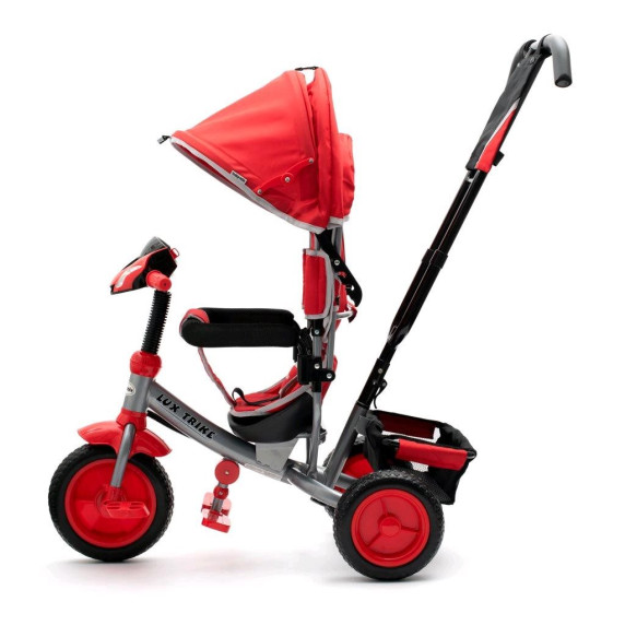 Tricicletă cu mâner - Baby Mix Lux Trike - albastru