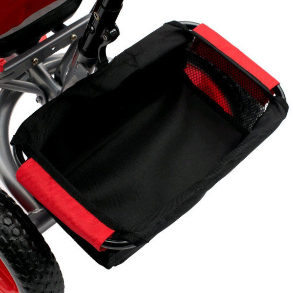 Tricicletă cu mâner - Baby Mix Lux Trike - albastru