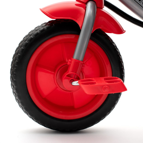 Tricicletă cu mâner - Baby Mix Lux Trike - roșu
