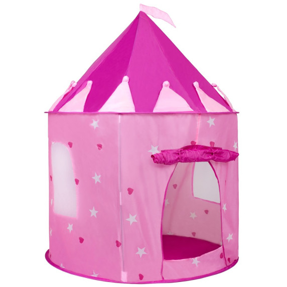 Cort de joacă  pentru copii -Pink Castle - Baby Mix 
