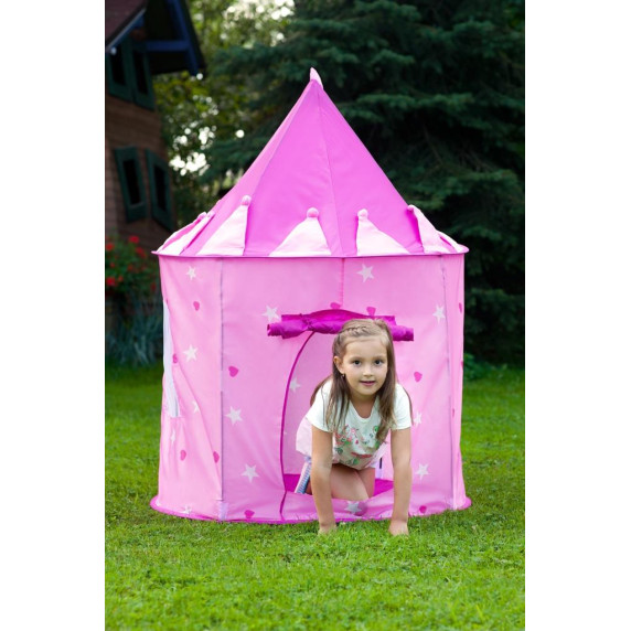 Cort de joacă  pentru copii -Pink Castle - Baby Mix 