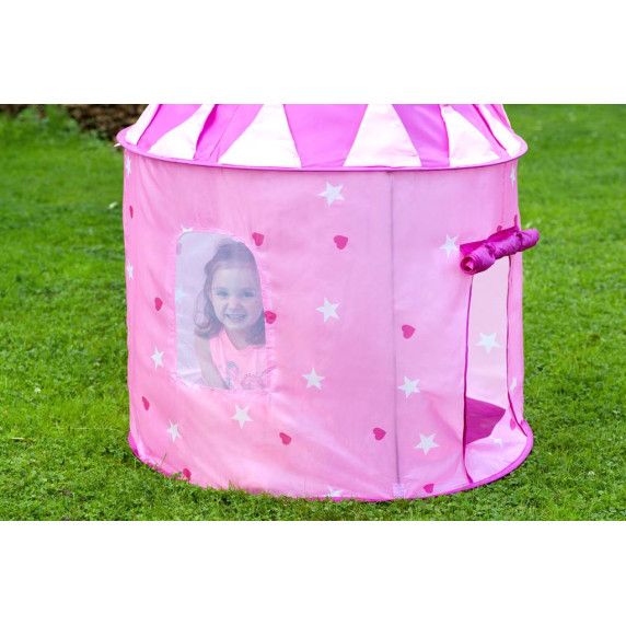 Cort de joacă  pentru copii -Pink Castle - Baby Mix 