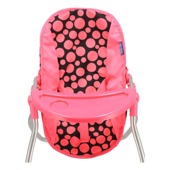 Etetőszék és pihenőszék játékbabáknak 2az1-ben BABY MIX Isabella