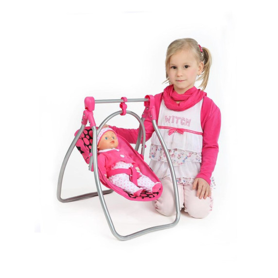 Etetőszék és pihenőszék játékbabáknak 2az1-ben BABY MIX Isabella