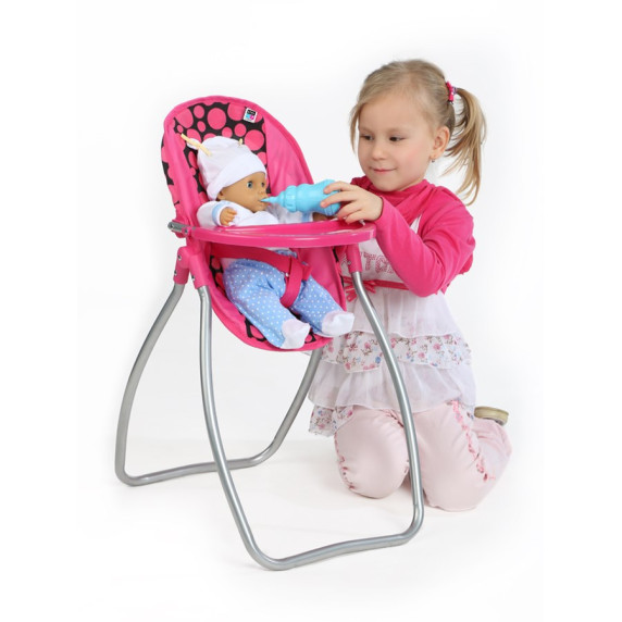 Etetőszék és pihenőszék játékbabáknak 2az1-ben BABY MIX Isabella
