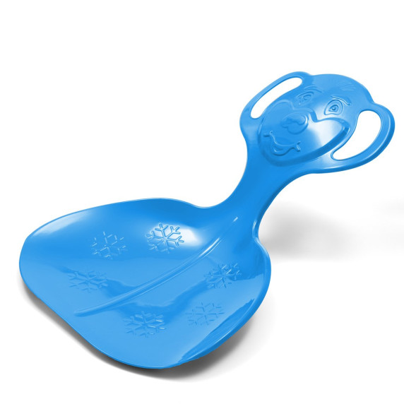 Detský sánkovací klzák lopata Baby Mix COMFORT LINE M - modrá