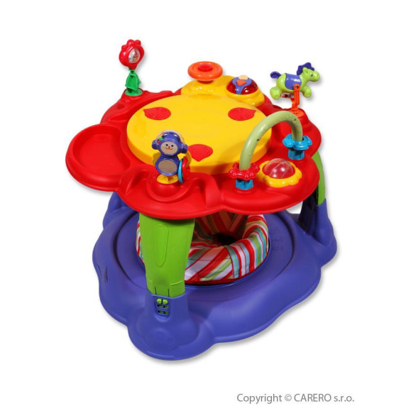Többfunkciós ugráló játék Baby Mix - kék-szürke