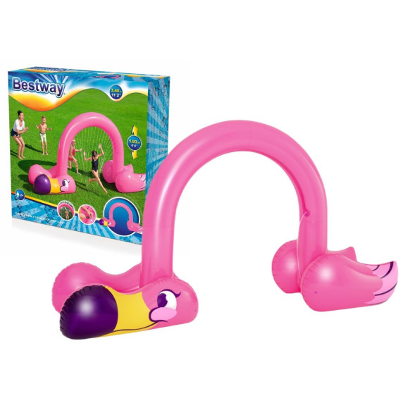 Spriccelő óriás, felfújható szökőkút BESTWAY 52382 - Flamingó 