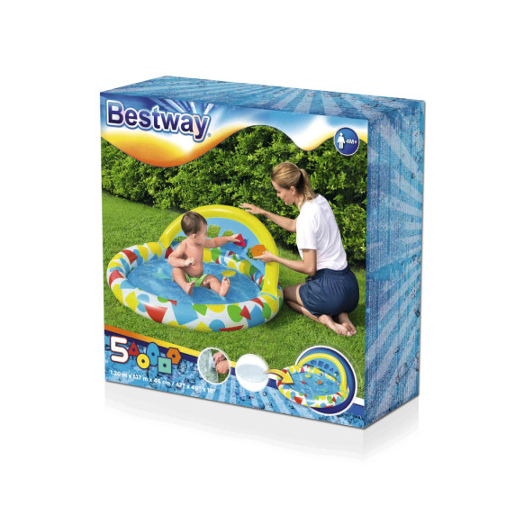 Piscină gonflabilă pentru copii - 120 x 117 x 46 cm - Bestway 52378
