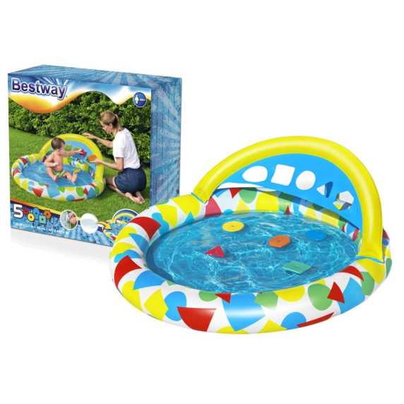 Piscină gonflabilă pentru copii - 120 x 117 x 46 cm - Bestway 52378