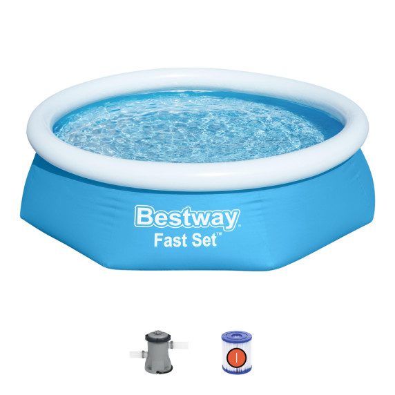 Samonosný rodinný bazén 244 x 61 cm BESTWAY 57450 Fast Set