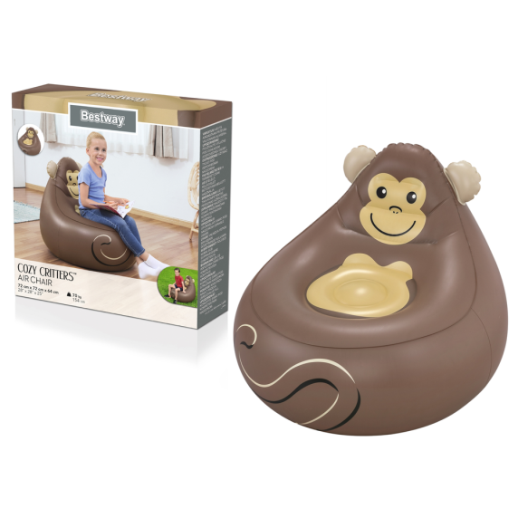 Felfújható fotel 72x72x64 cm BESTWAY 75116 - Majom