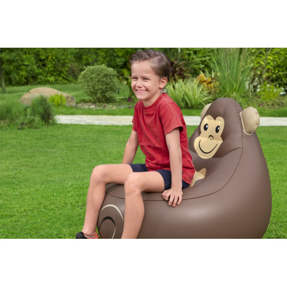 Felfújható fotel 72x72x64 cm BESTWAY 75116 - Majom