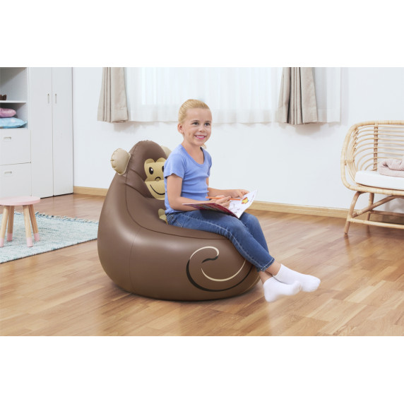 Felfújható fotel 72x72x64 cm BESTWAY 75116 - Majom