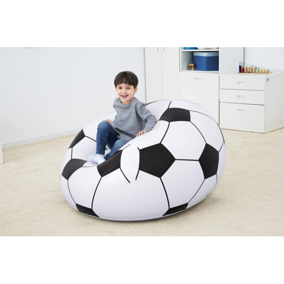 Nafukovacie kreslo Futbalová lopta BESTWAY 75010