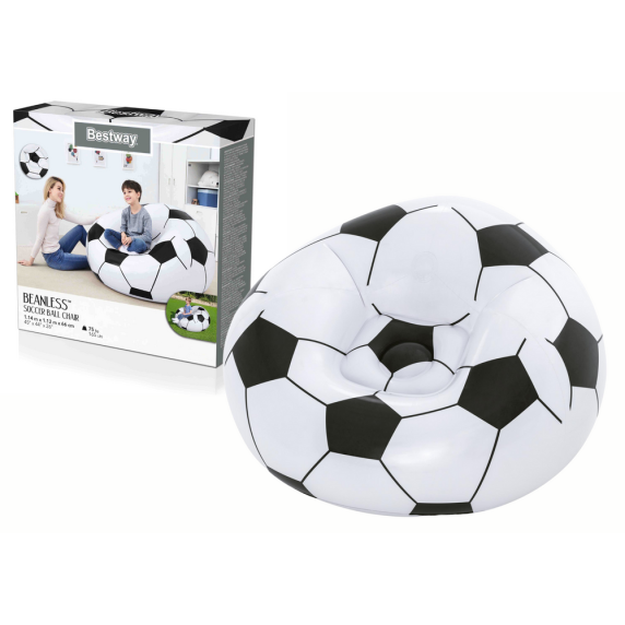 Nafukovacie kreslo Futbalová lopta BESTWAY 75010